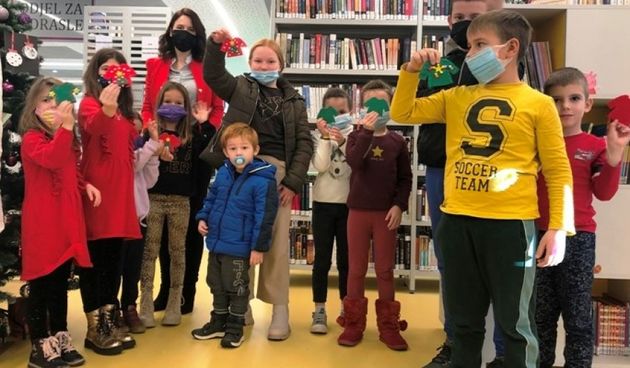 Čarobno božićno jutro u biogradskoj Gradskoj knjižnici