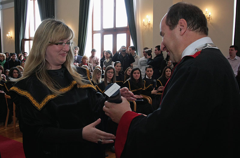 Promocija diplomiranih studenata, 7. ožujka 2009. (foto: Marin Gospić)