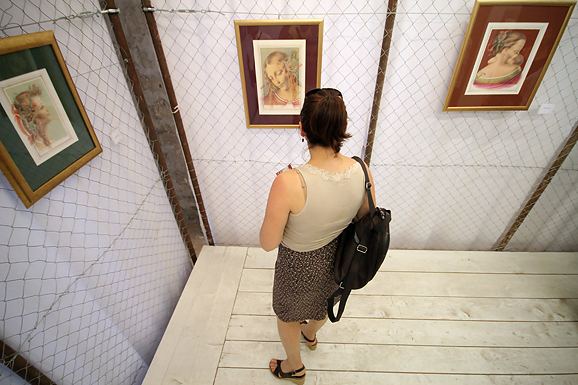 Otvorenje humanitarne izložbe Dimitrija Popovića (foto:Saša Čuka)