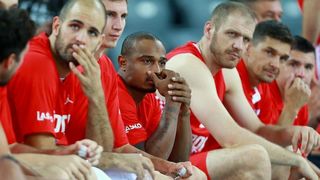 Arena Zagreb, Zagreb – Pripremni turnir za EuroBasket 2015., Hrvatska – Estonija. Photo: Igor Kralj i Marko Lukunic/PIXSELL Arena Zagreb, Zagreb – Pripremni turnir za EuroBasket 2015., Hrvatska – Estonija. Photo: Igor Kralj i Marko Lukunic/PIXSELL
