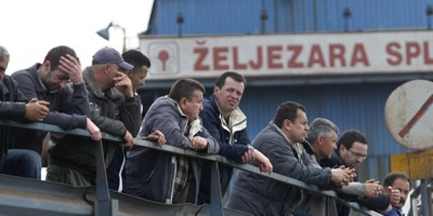 Radnici splitske željezare (Foto: Duje Klarić/Cropix)