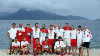 Rioe de Janeiro. Olimpijski prvaci u klasi 470, Šime Fantela i Igor Marenić. Photo. Igor Kralj/PIXSELL Rioe de Janeiro. Olimpijski prvaci u klasi 470, Šime Fantela i Igor Marenić. Photo. Igor Kralj/PIXSELL