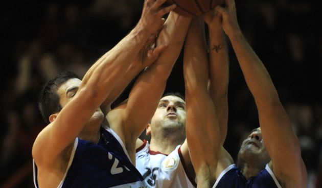 Sibenik, 240212.Dvorana Baldelin.Utamica 18 kola  A1 lige Jolly JBS Sibenik -Zadar.Foto: Niksa Stipanicev / CROPIX