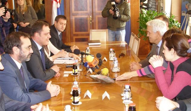 Posjet glavnog tajnika FIBA-e Zanolina Zadru (foto N.Turcinov)