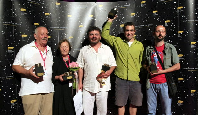 Pula, 280712.59. Pula film festival. Veceras je odrzana dodjela nagrada i proglasenje pobjednika ovogodisnjeg festivala. O najboljima je odlucivao ziri u sastavu: Nina Violic –  glumica, Tomislav Kurelec – filmski kriticar, Dalibor Matanic – redatelj,