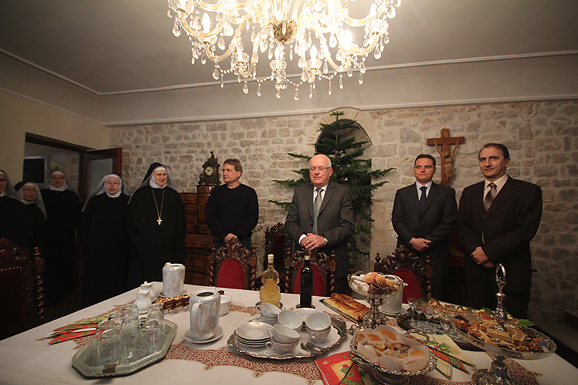 Gradonačelnik sa suradnicima u posjeti Benediktinskom samostanu
