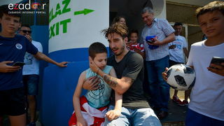 Zadarska vatrena četvorka na Stanovima se družila s mladim zadarskim nogometašima Zadarska vatrena četvorka na Stanovima se družila s mladim zadarskim nogometašima