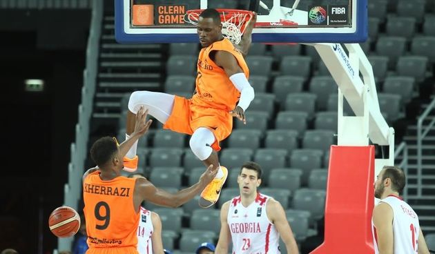 05.09.2015., Arena Zagreb, Zagreb – EuroBasket 2015., skupina C, 01. kolo, Gruzija – Nizozemska. Eurobasket 2015 po prvi puta odrzava se u cetiri drzave. Hrvatska (Zagreb), Njemacka (Berlin), Litvija (Riga) i Francuska (Montpellier) ugostit ce kosarkase t