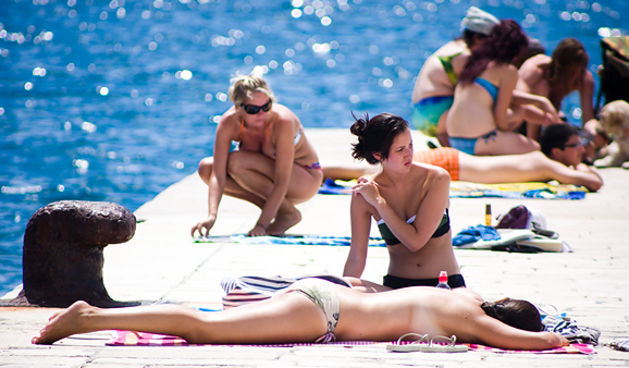 Đir po gradu 25. srpnja 2011. vrucina, kupanje, suncanje (foto:Saša Čuka)