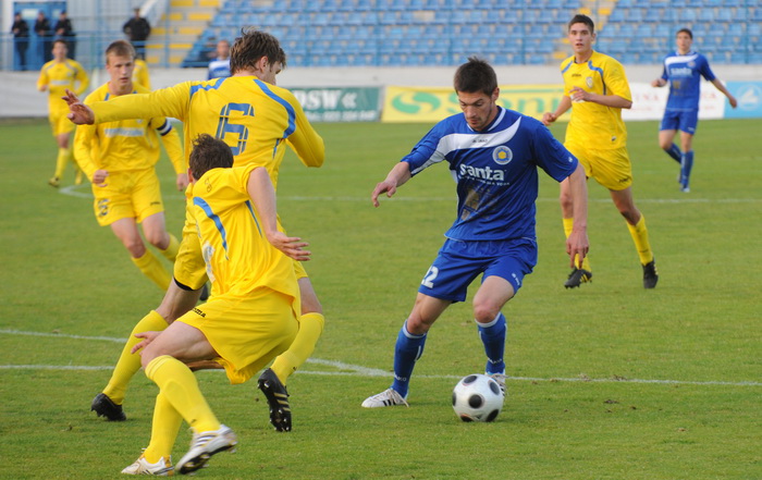 Zadar, 230411.
Nogomet, 26. kolo prve hrvatske nogometne lige : Zadar – Inter. Stadion na stanovima.
Na fotografiji : igrac Zadra Antonio Mrsic.
Foto : Andrija Lucic / cropix Zadar, 230411.
Nogomet, 26. kolo prve hrvatske nogometne lige : Zadar – Inter. Stadion na stanovima.
Na fotografiji : igrac Zadra Antonio Mrsic.
Foto : Andrija Lucic / cropix