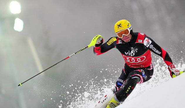 Zagreb, 050112.
Sljeme – Vip Snow Queen Trophy 2012.
Slalomska utrka FIS Svjetskog kupa na Sljemenu za muskarce.
Na slici: Ivica Kostelic.
Foto: Srdjan Vrancic / CROPIX