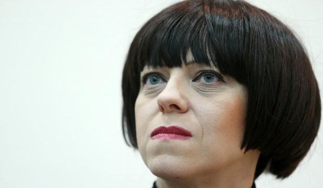 Zagreb, Ilica 48 – Na konferenciji za medije na temu spajanja Zelene liste i ORaH-a govorile su Mirela Holy i Vlasta Toth. Mirela Holy. Photo: Sanjin Strukic/PIXSELL