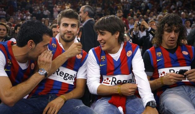 Busquets, Pique, Krkić i Puyol, Foto: Reuters