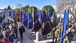 Mimohod ratnih postrojbi u Zadru