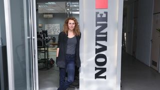 Tihana Lazović na snimanju serije Novine Dalibora Matanića. Photo: Zeljko Lukunic/PIXSELL Tihana Lazović na snimanju serije Novine Dalibora Matanića. Photo: Zeljko Lukunic/PIXSELL