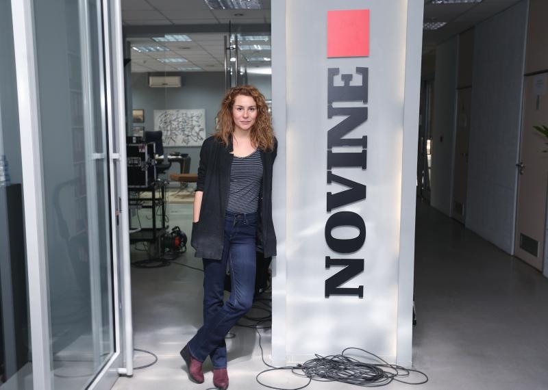 Tihana Lazović na snimanju serije Novine Dalibora Matanića. Photo: Zeljko Lukunic/PIXSELL Tihana Lazović na snimanju serije Novine Dalibora Matanića. Photo: Zeljko Lukunic/PIXSELL