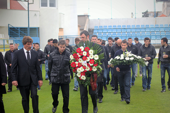 Obilježavanje 4. godišnjice smrti Hrvoja Ćustića (foto:Saša Čuka)