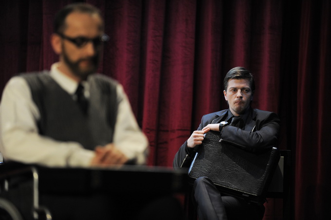 Sibenik, 110213.
HNK Sibenik.
Generalna proba koprodukcijske predstave HNK Sibenik i Kazalista Gavella Zagreb autora Rolanda Schimmelpfenniga “PUSH UP 1