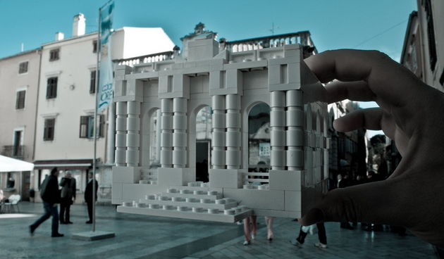 Zadar u LEGO kockicama, Autor modela: Zelimir Peris, foto: Marta Dusevic