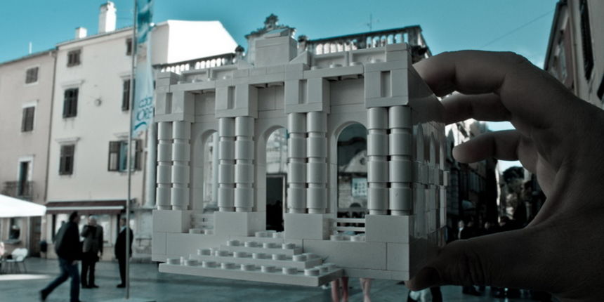 Zadar u LEGO kockicama, Autor modela: Zelimir Peris, foto: Marta Dusevic