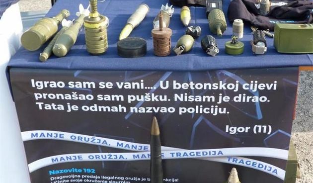 Oružje, PU zadarska, akcija