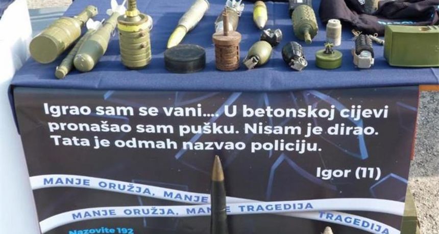 Oružje, PU zadarska, akcija