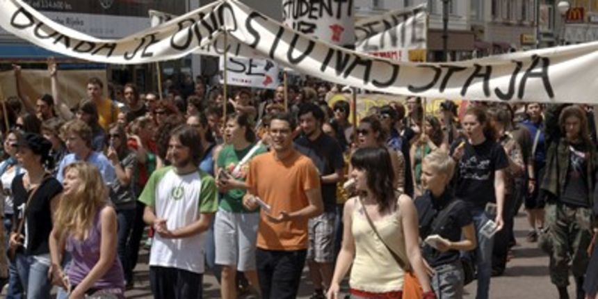 Studenti prosvjed (Foto: Cropix)