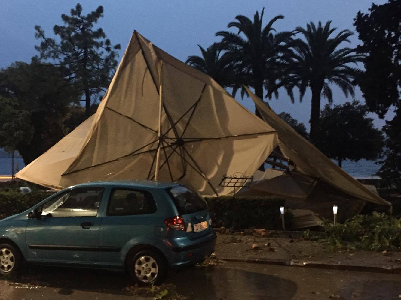 Posljedice grmljavinske nevere koja je poharala Zadar
