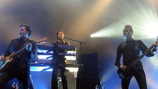 Split, 131109.
Skotski band Simple Minds odrzao je koncert u splitskoj Spaladium Areni. 
Kao predgrupa nastupio je trio Vlatko Stefanovski.
Foto: Jadran Babic / CROPIX