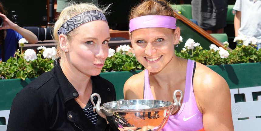 Bethanie Mattek-Sands i Lucie Šafarova, foto: rolandgarros.com