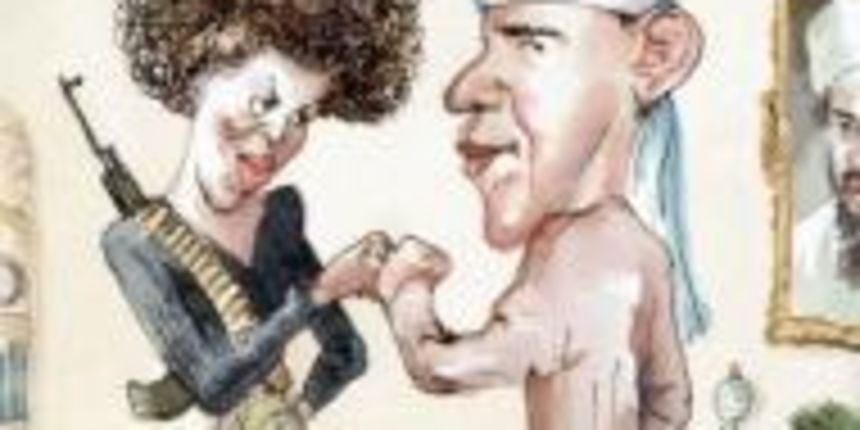 Obama karikatura (Foto: AP) Obama karikatura (Foto: AP)