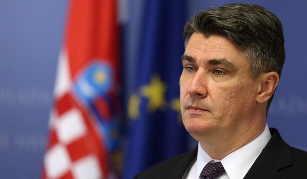 Predsjednik Vlade Republike Hrvatske Zoran Milanovic odrzao je konferenciju za medije povodom ubojstva otetog hrvata Tomislava Salopeka u Egiptu. Photo: Goran Stanzl/PIXSELL