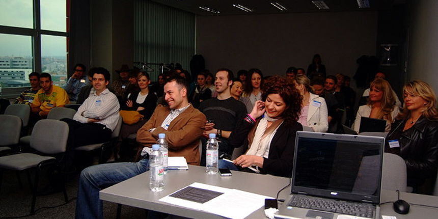 Sudionici radionice Faceokracija