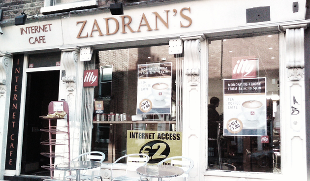 Zadran’s, internet cafe u srcu Dublina, Foto: Jasminka Griffin