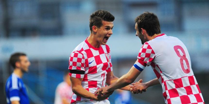 10.10.2013., Stadion u Kranjcevicevoj, Zagreb – Kvalifikacijska utakmica za Europsko nogometno prvenstvo U-21 2015., skupina 5, Hrvatska – Lihtenstajn. Mario Situm, Marcelo Brozovic. Photo: Daniel Kasap/PIXSELL 10.10.2013., Stadion u Kranjcevicevoj, Zagreb – Kvalifikacijska utakmica za Europsko nogometno prvenstvo U-21 2015., skupina 5, Hrvatska – Lihtenstajn. Mario Situm, Marcelo Brozovic. Photo: Daniel Kasap/PIXSELL