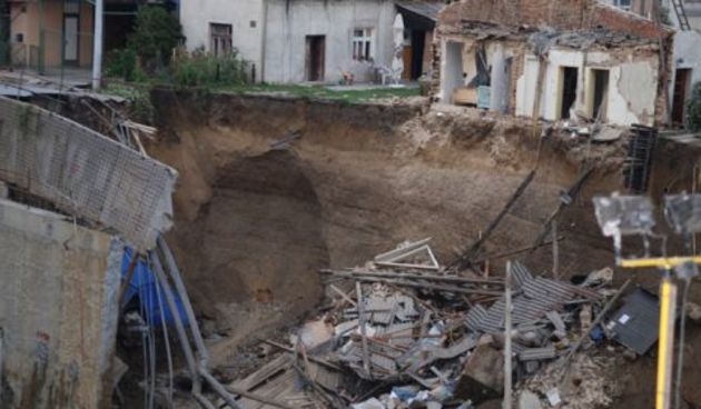 Kupska ulica – urušavanje