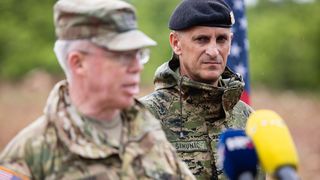 Prezentacija američkog sustava protuzračne obrane Patriot u Zemuniku Prezentacija američkog sustava protuzračne obrane Patriot u Zemuniku