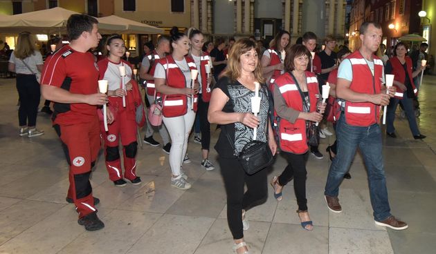 Povorka povodom obilježavanja 140 godina Hrvatskog Crvenog križa