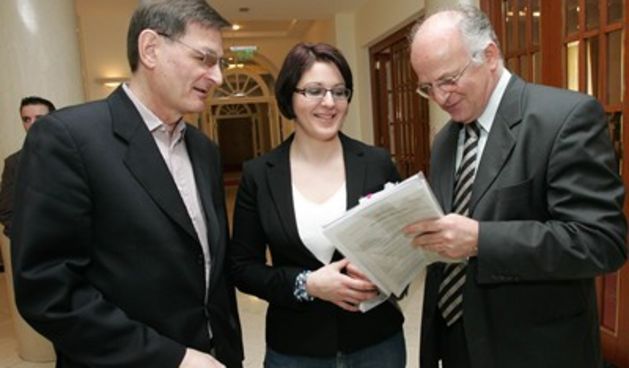 Gvozden Flego, Marija Lugarić i Josip Lego (Foto: Davor Pongračić/Cropix)