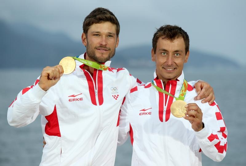 Rioe de Janeiro. Olimpijski prvaci u klasi 470, Šime Fantela i Igor Marenić. Photo. Igor Kralj/PIXSELL Rioe de Janeiro. Olimpijski prvaci u klasi 470, Šime Fantela i Igor Marenić. Photo. Igor Kralj/PIXSELL