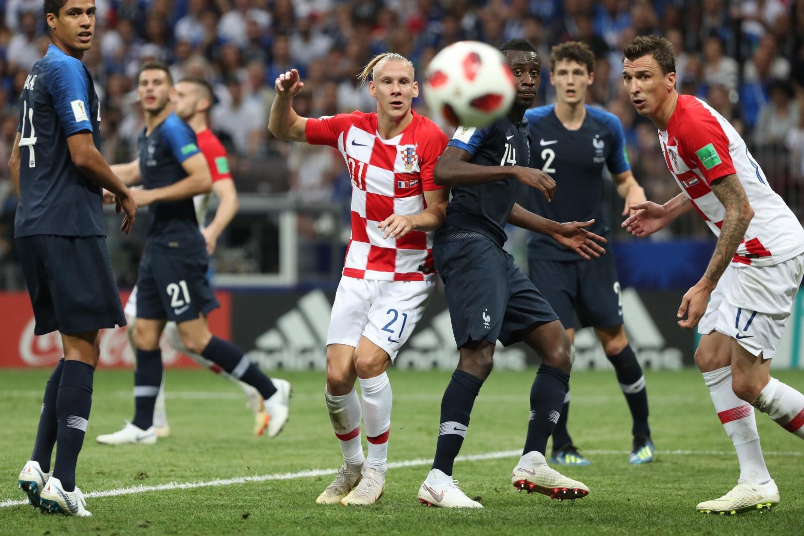 Svjetsko nogometno prvenstvo 2018., finale, Hrvatska – Francuska