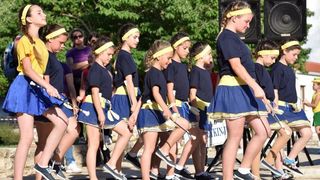 Odrzana je drzavna smotra mazoretkinja u organizaciji Hrvatskog mazoret saveza. Photo: Dino Stanin/PIXSELL Odrzana je drzavna smotra mazoretkinja u organizaciji Hrvatskog mazoret saveza. Photo: Dino Stanin/PIXSELL