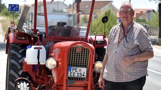 Na ljetovanje u Hrvatsku traktorom! Nijemac putovao 9 dana i prešao 1700 kilometara