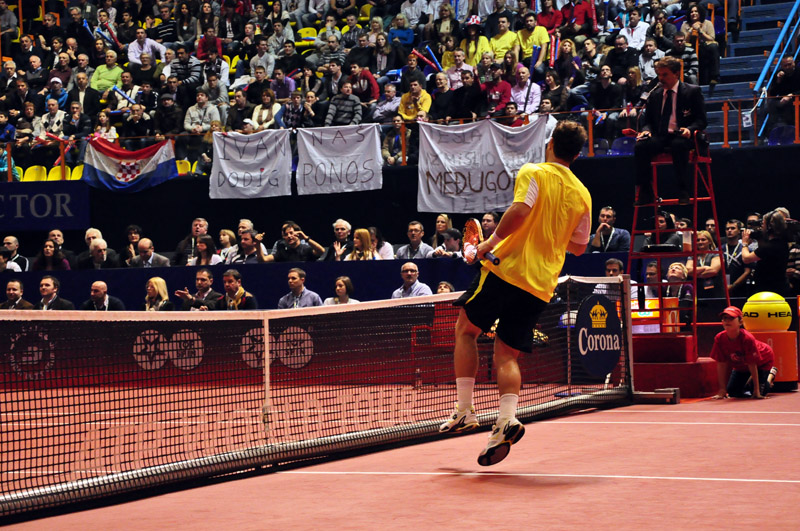 Finale ATP Zagreb: Dodig – Berrer, Foto: Andro Marcev Finale ATP Zagreb: Dodig – Berrer, Foto: Andro Marcev