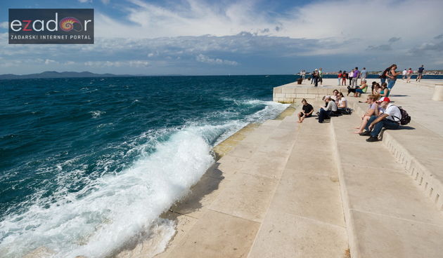 Đir po gradu, subotnja špica 16. rujna 2017. Morske orgulje, jugo