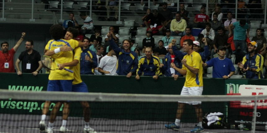 Slavlje brazilskog para Melo/Sa (Foto:Marin Gospic) Slavlje brazilskog para Melo/Sa (Foto:Marin Gospic)