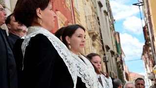 Predstavljanje svečane zadarske pučke nošnje, foto: Iva Perinčić Predstavljanje svečane zadarske pučke nošnje, foto: Iva Perinčić