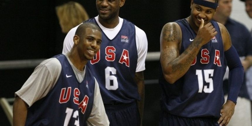 Cris Paul, LeBron James i Carmelo Anthony (Foto:Reuters) Cris Paul, LeBron James i Carmelo Anthony (Foto:Reuters)