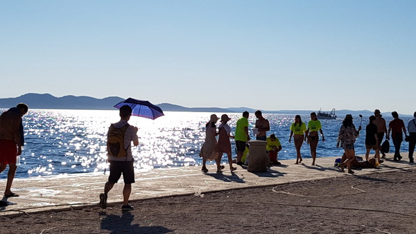 Sasvim osoban doživljaj – 10. dm Millennium Jump sa zadarske rive. Foto: Mladen Malik Barba Sasvim osoban doživljaj – 10. dm Millennium Jump sa zadarske rive. Foto: Mladen Malik Barba