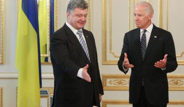 Joe Biden, Petro Porošenko, foto: ifreepress.com